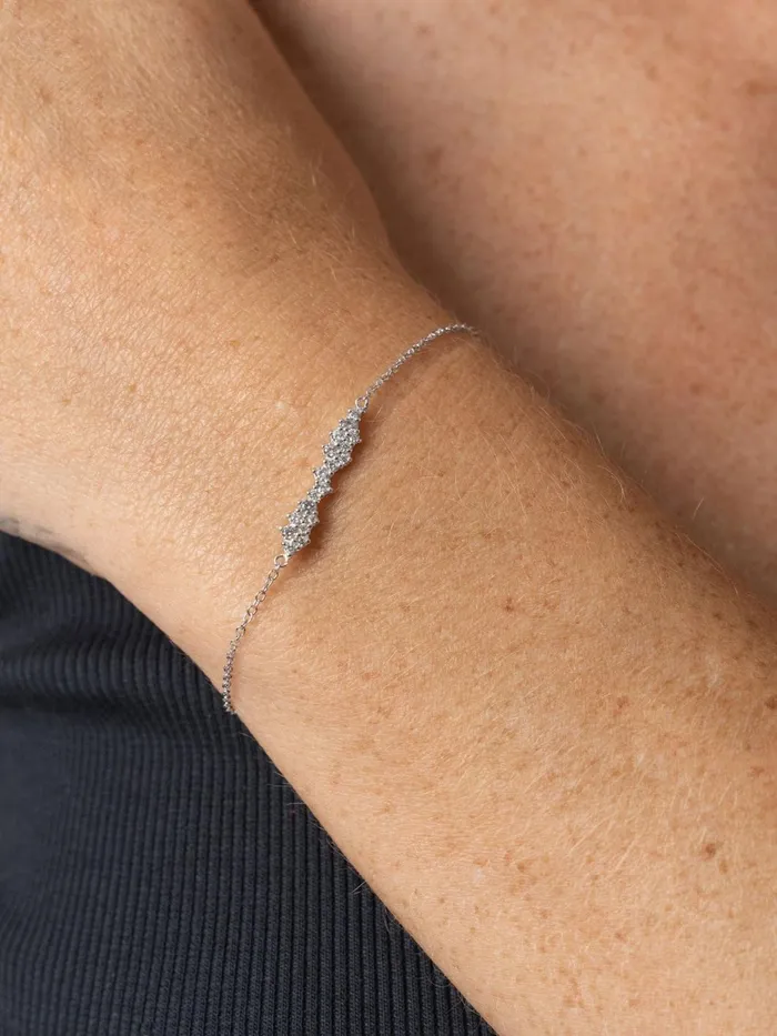 Constellation Cluster Bar Bracelet 8211 Silver Silver Women Saint And Sofia Bracelets