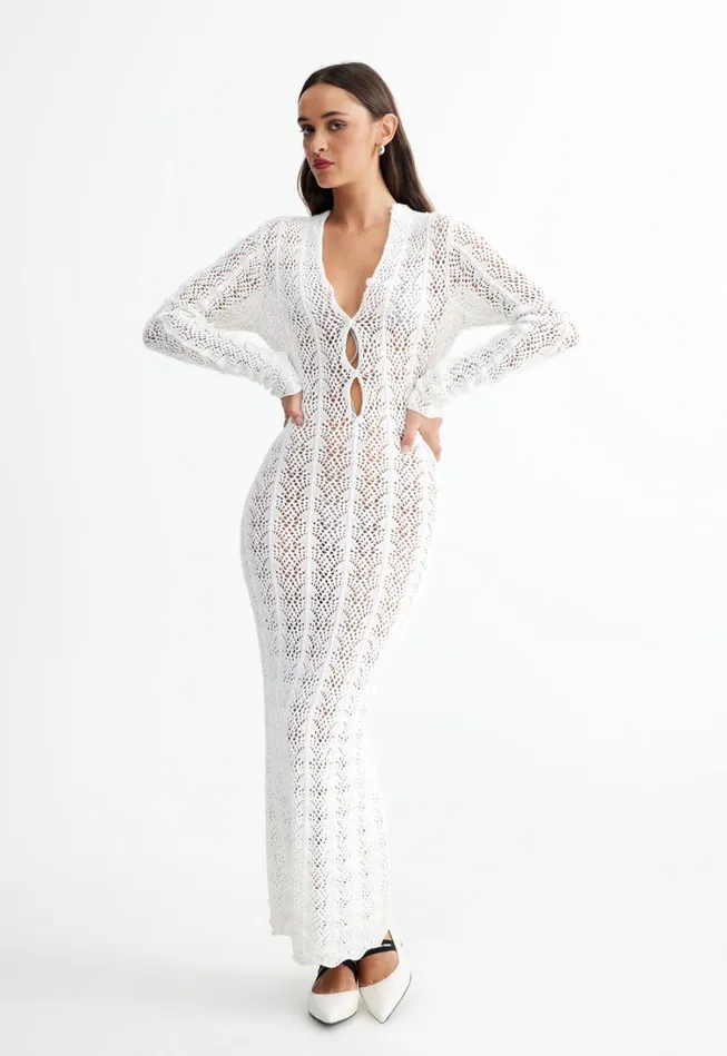 Cover Ups Women Lioness Fashion SOIRE MAXI Porcelain Cover Ups Women Lioness Fashion SOIRE MAXI Porcelain