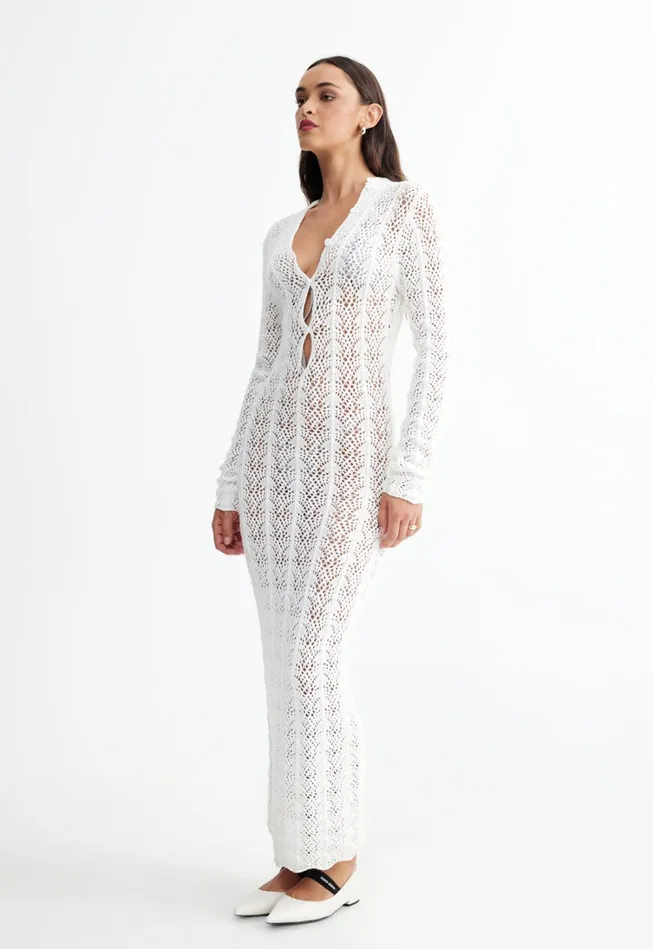 Cover Ups Women Lioness Fashion SOIRE MAXI Porcelain Cover Ups Women Lioness Fashion SOIRE MAXI Porcelain
