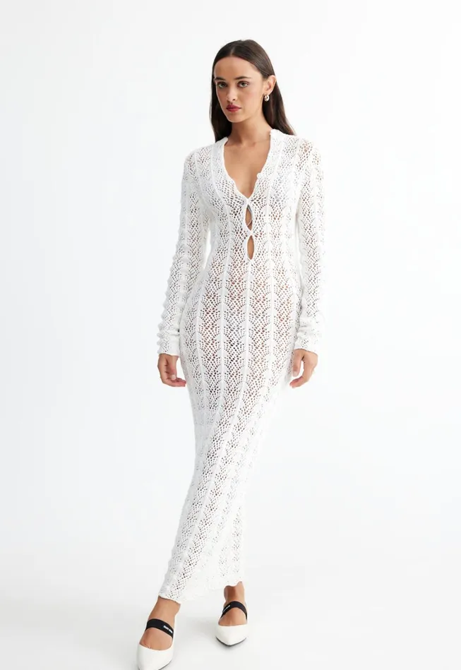Cover Ups Women Lioness Fashion SOIRE MAXI Porcelain Cover Ups Women Lioness Fashion SOIRE MAXI Porcelain