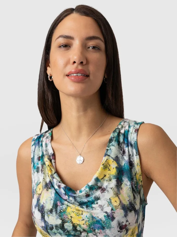 Cowl Neck Cami 8211 Misty Floral Misty Floral Women Saint And Sofia TShirts and Tanks