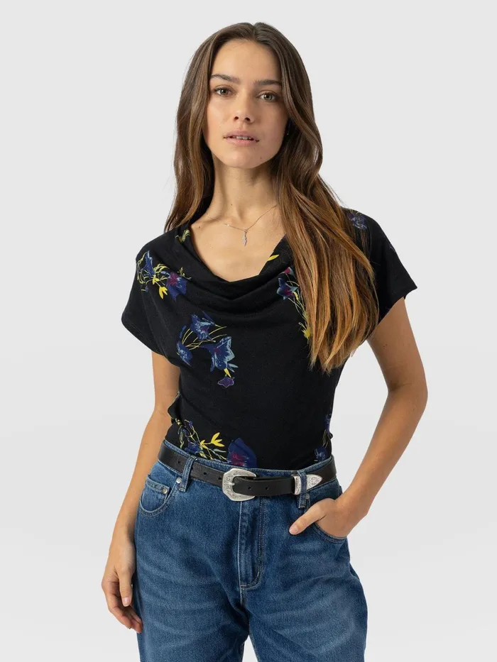 Cowl Neck Tee 8211 Blue Lily Gardens Blue Lily Gardens Women Saint And Sofia Casual Tops Cowl Neck Tee 8211 Blue Lily Gardens Blue Lily Gardens Women Saint And Sofia Casual Tops