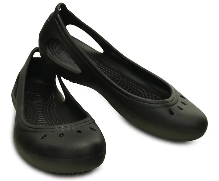 Crocs Flats Kadee Work Flat Black 8211 Women