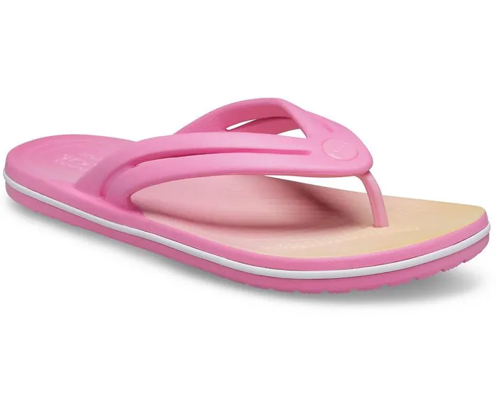Crocs FlipFlops Crocband Ombre Flip Pink Lemonade Multi 8211 Women