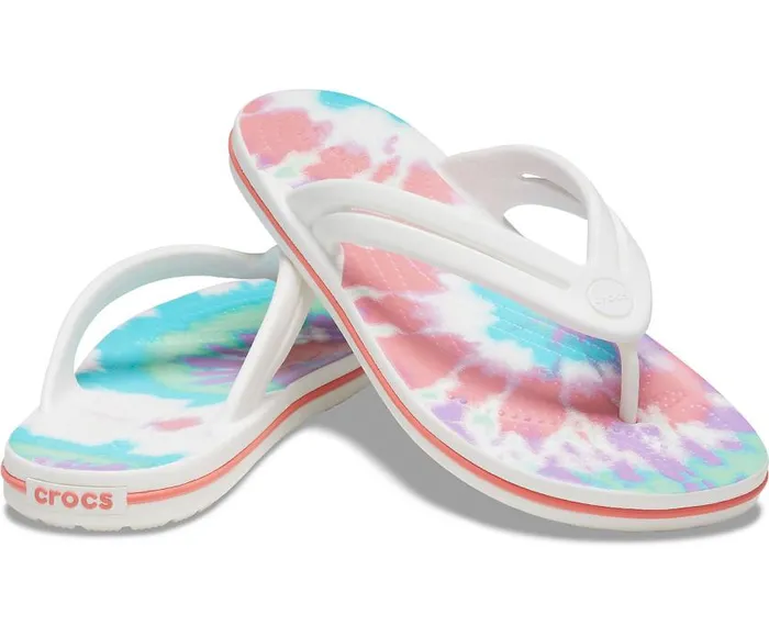 Crocs FlipFlops Crocband TieDye Flip Fresco Multi 8211 Women