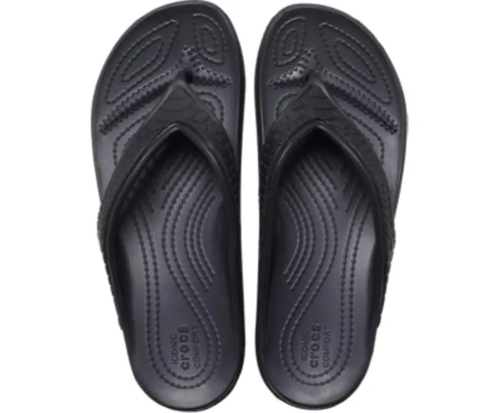 Crocs FlipFlops Crocs Sloane Snake Wedge Flip Black 8211 Women