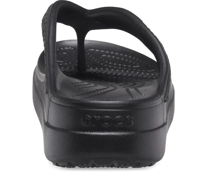 Crocs FlipFlops Crocs Sloane Snake Wedge Flip Black 8211 Women