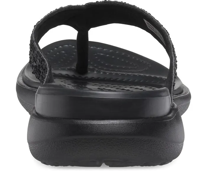 Crocs Sandals Capri V Glitter Flip Black 8211 Women