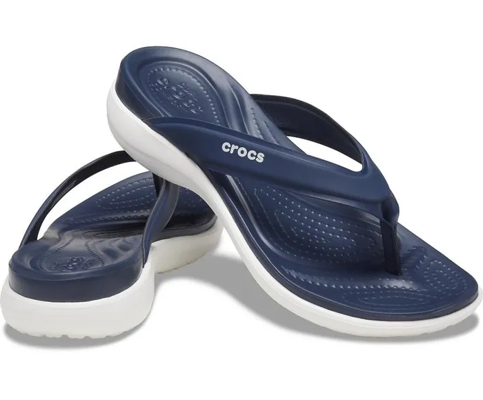 Crocs Sandals Capri V Sporty Flip Navy 8211 Women