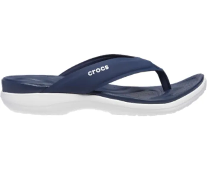 Crocs Sandals Capri V Sporty Flip Navy 8211 Women
