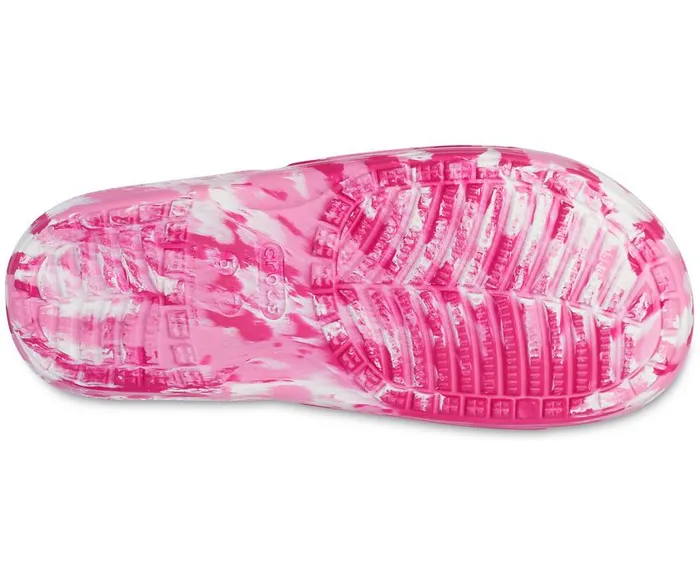 Crocs Sandals Classic Crocs Marbled Slide Candy Pink Pink Lemonade 8211 WomenMen