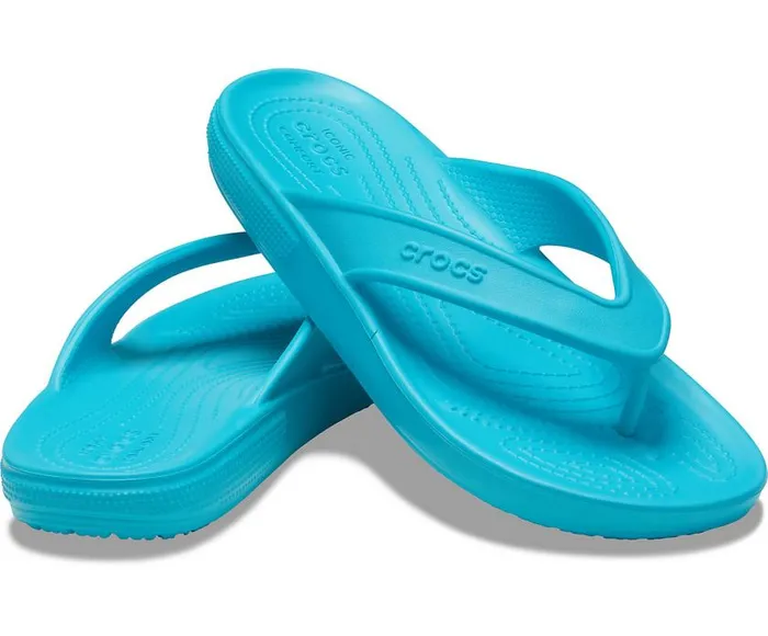 Crocs Sandals Classic II Flip Digital Aqua 8211 WomenMen