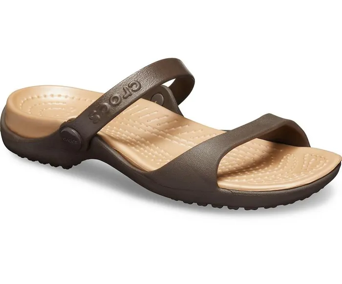 Crocs Sandals Cleo Sandal Espresso Gold 8211 Women