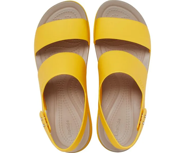 Crocs Sandals Crocs Brooklyn Low Wedge Canary Canary 8211 Women