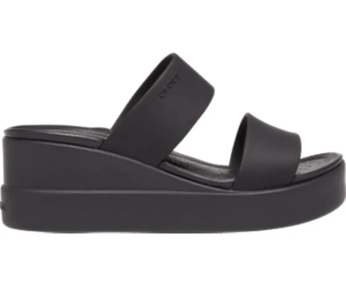 Crocs Sandals Crocs Brooklyn Mid Wedge Black Black 8211 Women