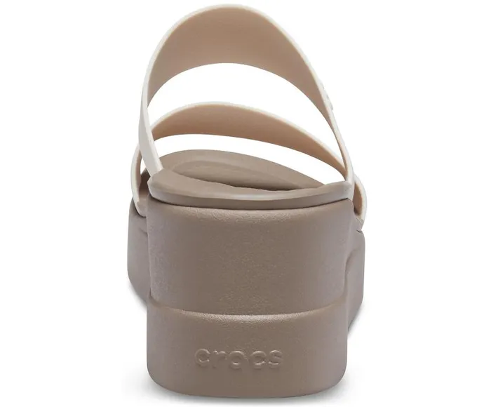 Crocs Sandals Crocs Brooklyn Mid Wedge Stucco Mushroom 8211 Women
