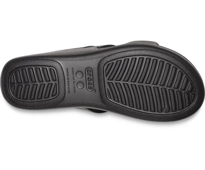 Crocs Sandals Crocs Monterey Strappy Wedge Black 8211 Women