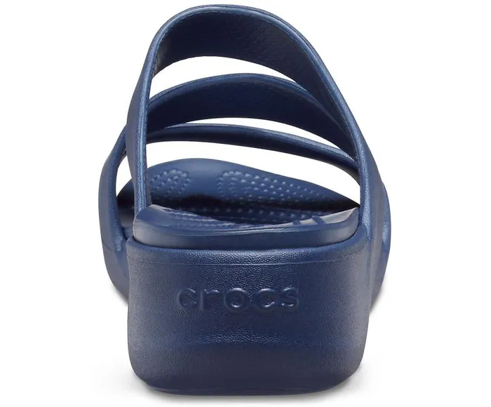 Crocs Sandals Crocs Monterey Strappy Wedge Navy 8211 Women