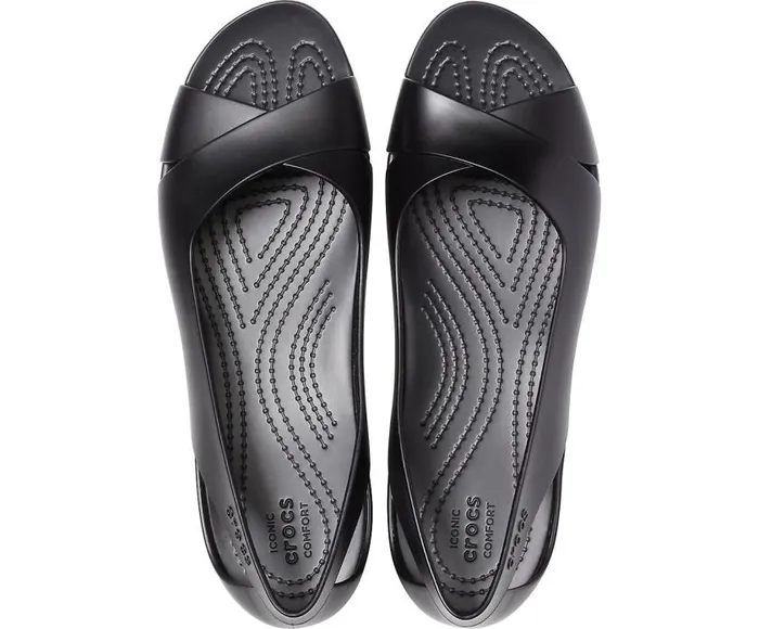 Crocs Sandals Crocs Serena Flat Black 8211 Women