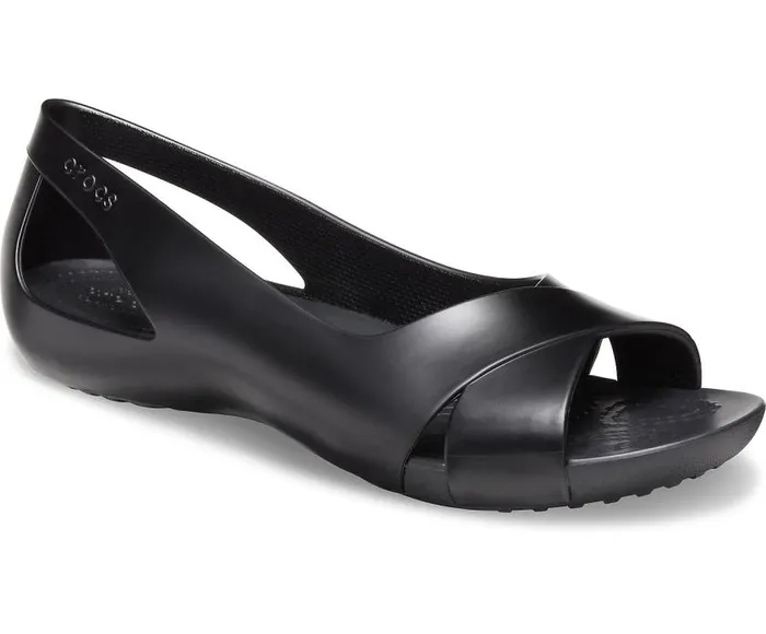 Crocs Sandals Crocs Serena Flat Black 8211 Women