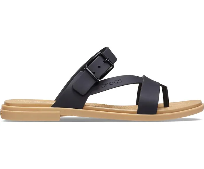 Crocs Sandals Crocs Tulum Toe Post Sandal Black Tan 8211 Women