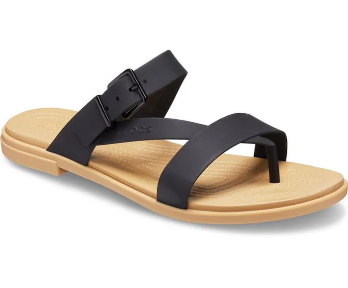 Crocs Sandals Crocs Tulum Toe Post Sandal Black Tan 8211 Women