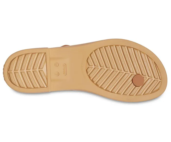 Crocs Sandals Crocs Tulum Toe Post Sandal Dark Gold 8211 Women
