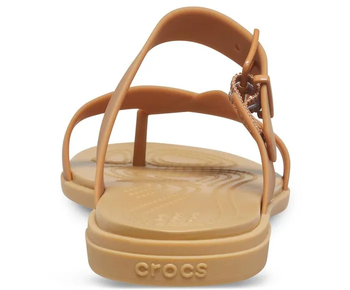 Crocs Sandals Crocs Tulum Toe Post Sandal Dark Gold 8211 Women