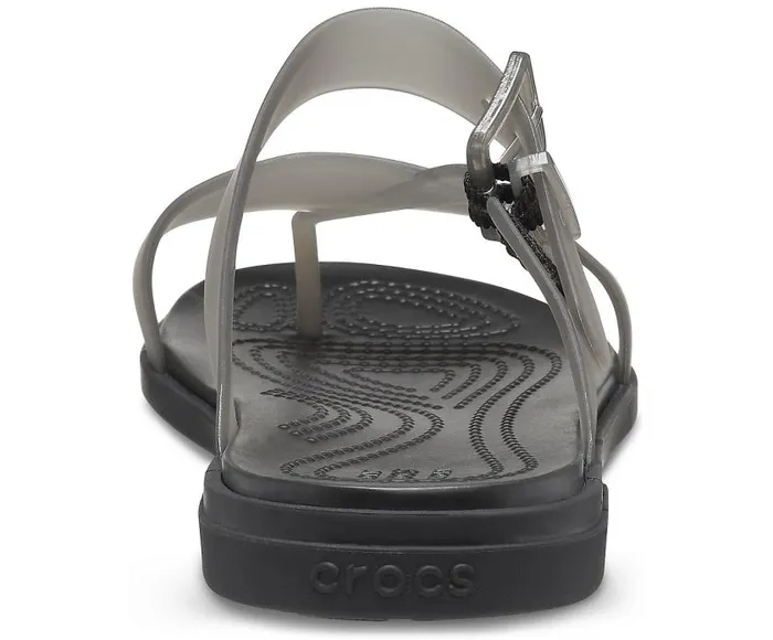Crocs Sandals Crocs Tulum Translucent Toe Post Black 8211 Women