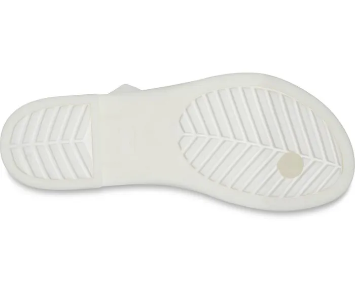Crocs Sandals Crocs Tulum Translucent Toe Post Oyster 8211 Women