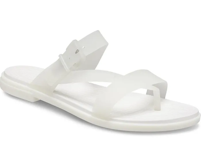 Crocs Sandals Crocs Tulum Translucent Toe Post Oyster 8211 Women