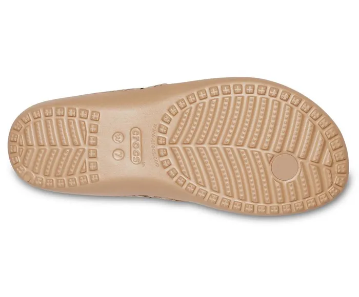 Crocs Sandals Kadee II Leopard Flip Leopard Gold 8211 Women