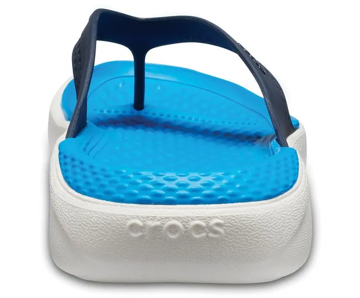 Crocs Sandals LiteRide Flip Navy White 8211 WomenMen