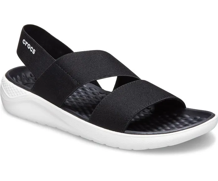 Crocs Sandals LiteRide Stretch Sandal Black White 8211 Women