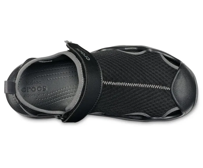 Crocs Sandals Swiftwater Mesh Deck Sandal Black 8211 Men