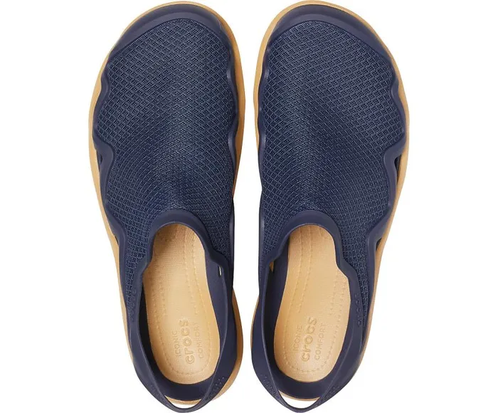 Crocs Sandals Swiftwater Mesh Wave Navy Tan 8211 Men