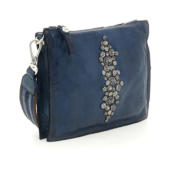 Crossbody Bags Women Campomaggi Afrodite Blue Crossbody Bags Women Campomaggi Afrodite Blue