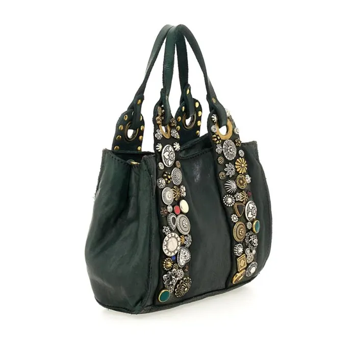 Crossbody Bags Women Campomaggi Bella Di Notte Green Crossbody Bags Women Campomaggi Bella Di Notte Green