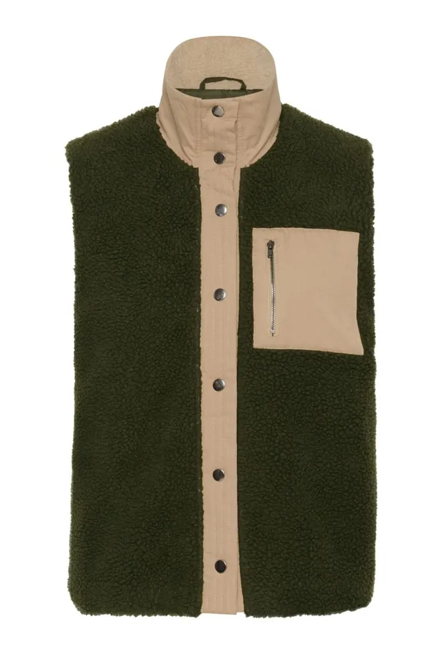 CULTURE Blazers and Waistcoats CUtally Teddy Fleece Waistcoat 8211 Women
