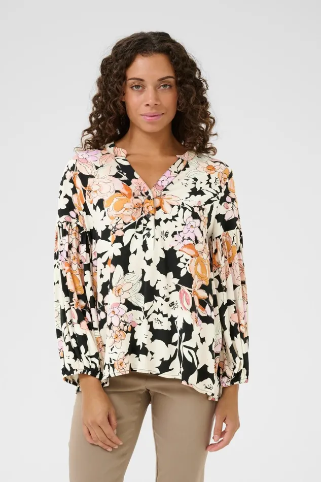 CULTURE Blouses CUaudrey Orangepink Flower 8211 Women