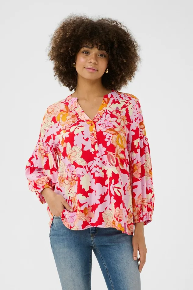 CULTURE Blouses CUaudrey Redpink Flower 8211 Women