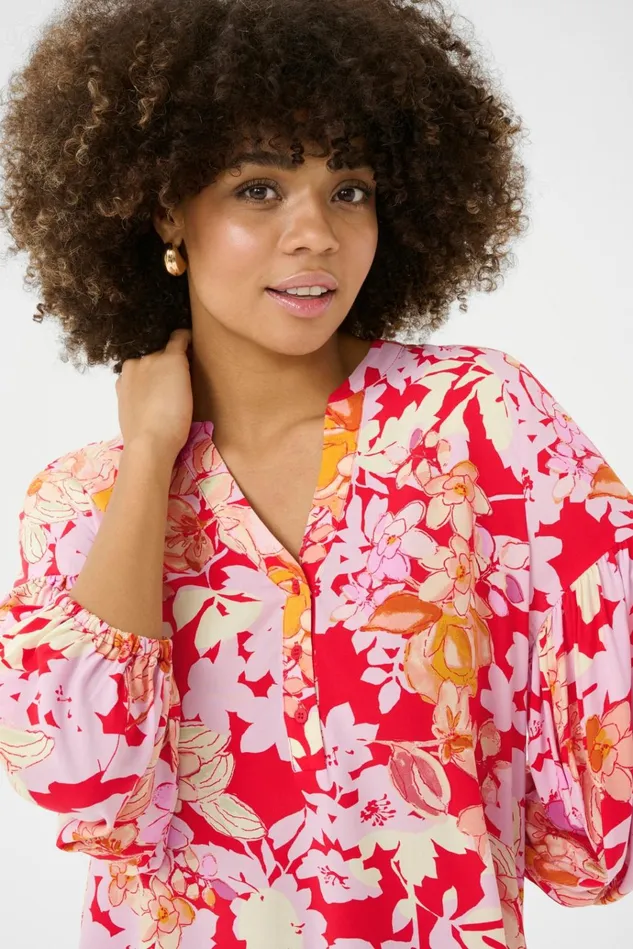 CULTURE Blouses CUaudrey Redpink Flower 8211 Women