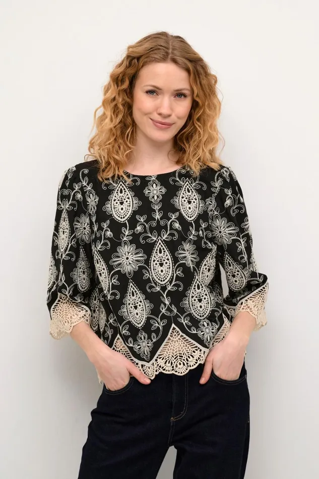 CULTURE Blouses CUcreate Blouse With Embroidery 8211 Women