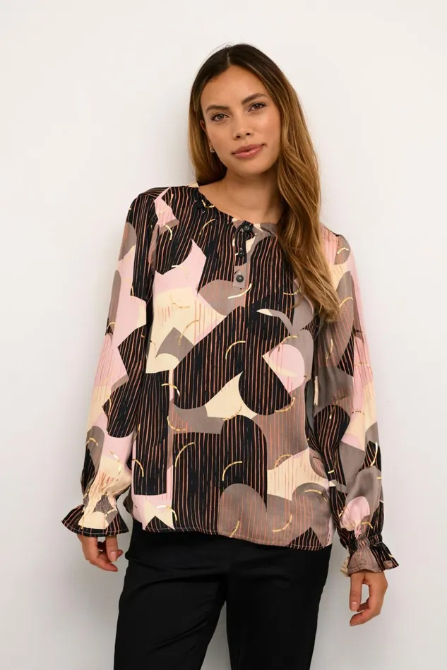 CULTURE Blouses CUhelena Blouse Pale Mauve Abstract 8211 Women