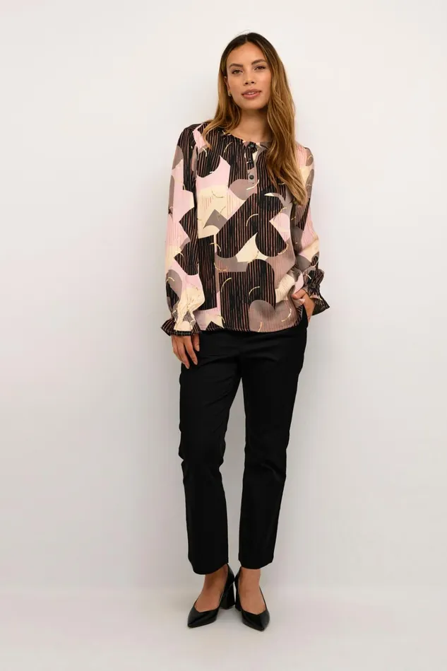CULTURE Blouses CUhelena Blouse Pale Mauve Abstract 8211 Women