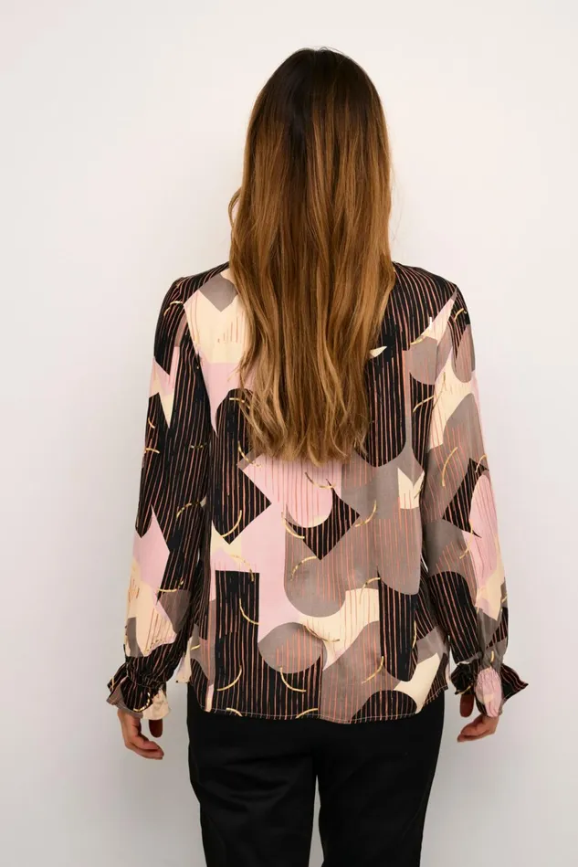 CULTURE Blouses CUhelena Blouse Pale Mauve Abstract 8211 Women
