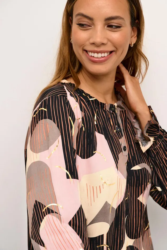 CULTURE Blouses CUhelena Blouse Pale Mauve Abstract 8211 Women