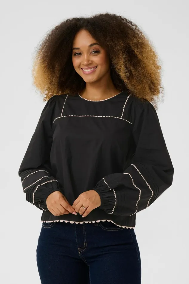 CULTURE Blouses CUmaldi Blouse Black 8211 Women