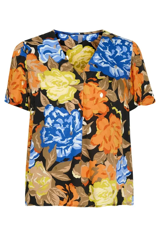 CULTURE Blouses CUvirna Blouse With Short Sleeves Celery 8211 Women