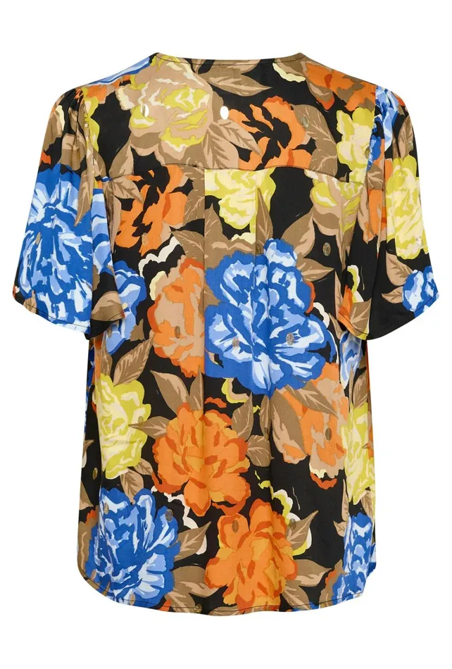 CULTURE Blouses CUvirna Blouse With Short Sleeves Celery 8211 Women